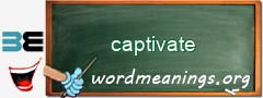 WordMeaning blackboard for captivate